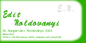 edit moldovanyi business card